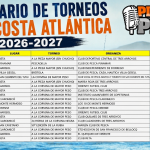 Calendario de concursos en la playa 2026-2027